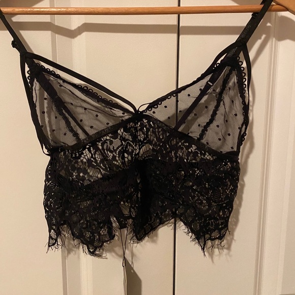 Black Bralette lace top in size small - Picture 1 of 2